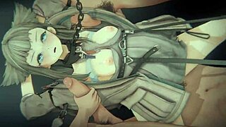 Arknights Perlica's Chained Threesome Impregnation!