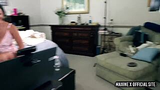 huge titted vicky vette squirts from interracial lesdom ass licking toys