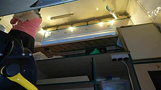 Super hot hostess swaps panties at work, hidden cam catches every sexy move