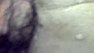 Girlfriend's hairy cunt exposed in close up tease
