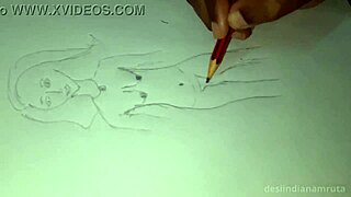 desi bhabhi, does nude pussy rubbing while painting make you orgasm?
