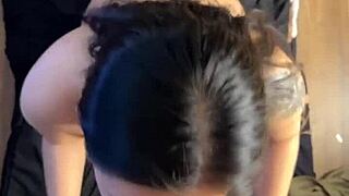 i rode huge cock pov deepthroat creampie fills tight pussy