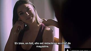 naughty anny aurora sneaks french stepdad bang with deepthroat doggy