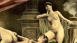 vintage erotic cartoon illustration collection