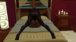 young lover sneaks up on gorgeous vacation beauty for secret beach seduction