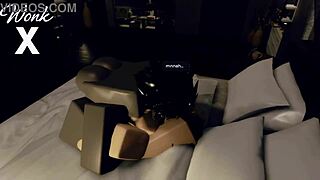 Roblox Femboy Begs Me to Rip His Ass Harder in 3D