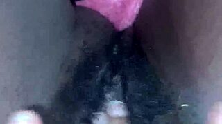 My Hairy Big Clit Pussy Lips Cum Close Up