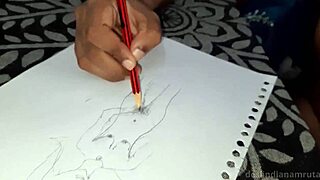 desi bhabhi, does nude pussy rubbing while painting make you orgasm?