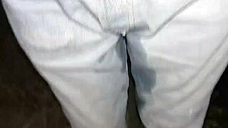 jeans soaked piss multiple ORGASMS explode wildly!