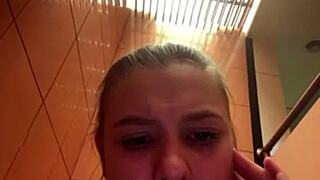 shaved teen bbw gets extreme public outdoor pussy fuck