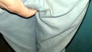 jeans soaked piss multiple ORGASMS explode wildly!
