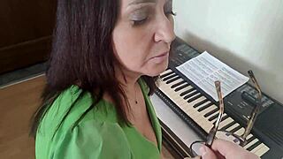 strict teacher ditches music for riding my cock as tantaly sex doll