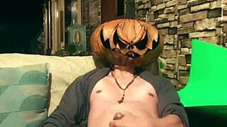 pumpkin king unleashes massive halloween cock demanding fan tribute from loyal cuckold followers
