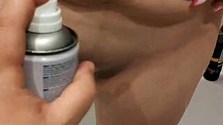 i catch naked stepsis showering with huge tits