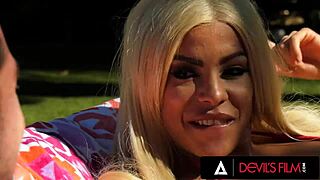 i squirt nonstop as luna star rides monster cock outside