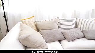 miranda miller begs her stepdad for taboo cock in hot daddy daughter fantasy fuck with mother-in-law watching