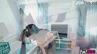 i can't resist amy amor's huge dick as horny maid