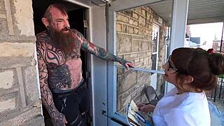 melody's big clit milf pawg rides fuck machine in bdsm dungeon