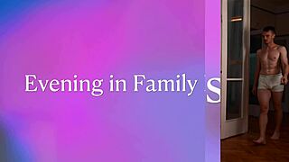 blindfolded kisscat blows step-nephew then takes mmf cum covered