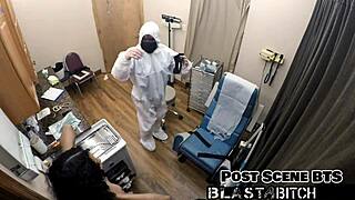 Yesenia yousos spreads wide as patient blasts her pussy with hot cum pov