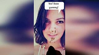 Fan blasts massive cumshot tribute all over whore slut!