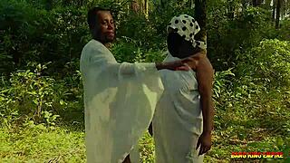 Naughty Ex-Gf Bent Over Outdoor Bush Bbc Doggystyle Deepthroat Cumshot