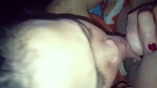 Latina Couple Homemade Ass Worship Deep Sloppy Blowjob Cum Mouth
