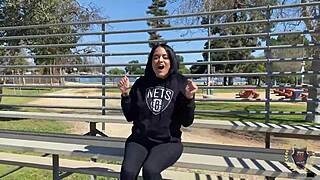 Yolanda Yamz begs for Rome Major's outdoor creampie pounding