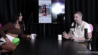 German Lexi Mallet Tifany Rocha Swing Cast Sheer Red Compilation