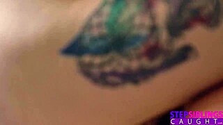 Fucking petite shaved stepsis Kenzie Reeves cowgirl on bedroom bed with natural tits