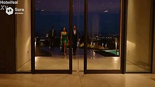 hotwife sneaks young lover inside house ai generated