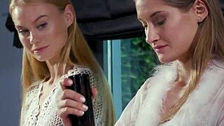 Deep tissue massage turns nancy a hailey sanders tiffany tatum into oily scissoring orgasm fest!