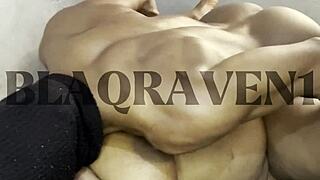 bbw brazilian wife shakes huge ass for muscular friend's dirty homemade slap fest