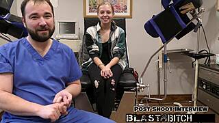 Ava siren gags on dick pussy creampied pov