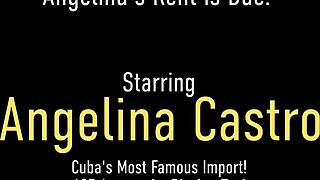 Angelina Castro face fucks renter desperately