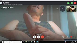 A shemale teases on webcam showing off her curves and cock casually