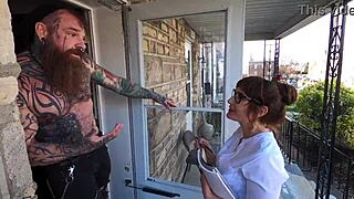 melody's big clit milf pawg rides fuck machine in bdsm dungeon