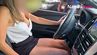 Exhibitionist Wife Flashes Tits Pays Panties Gas Attendant