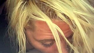 Pretty Hooker Car Blowjob Cum Spit Suck