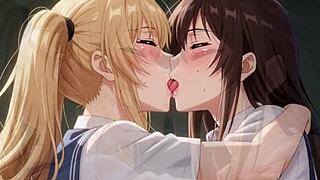 oh god, us naughty college lesbians lick plaid skirt pussies in class