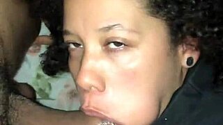 Saggy titted fat milf gags on monster cock then takes wet pussy and assfucking