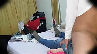 Stepdad's Thick Cock Makes Me Ride Him in Miniskirt Orgasm!