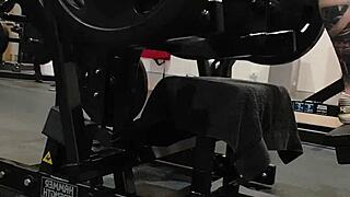 Watch This HOT MILF's BIG ASS Booty SHAKE At The GYM!