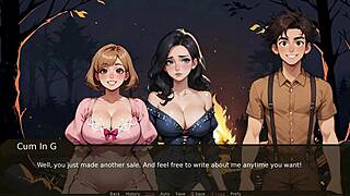 Farmer's lesbian outdoor hentai game memories with huge cock outfits ep 15