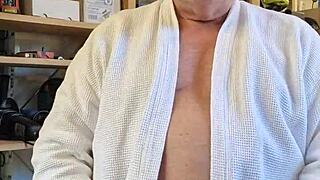 dirty old man chris strips nude exposing european homemade amateur body