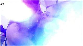 Two petite 18+ girls kiss lick pussies in lesbian play