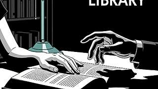 library erotic audio makes bookworm women cum wildly!