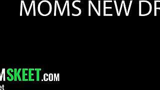 Stepmom Begs for Bent Over Doggystyle Cock in Fishnets