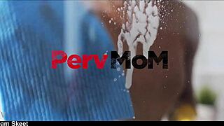 Stepmom Begs for Bent Over Doggystyle Cock in Fishnets