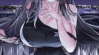 my big tits n cock make me cum sooo hard >.<